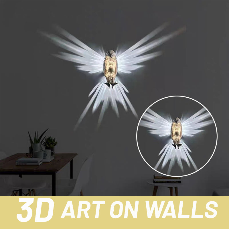 3D-Spezialeffekt-Wandlampe